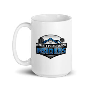 Property Preservation Insiders White Glossy Mug